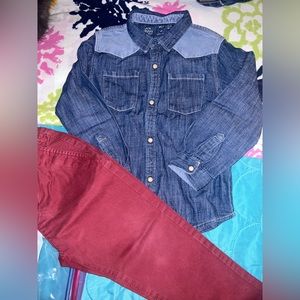 EUC Boys casual outfit, size 3-4 (by Zara/Reserved)